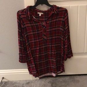 Plaid tunic